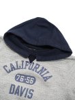 画像5: 【 WhitesVille（ホワイツビル） 】 後付けパーカー  [ ATTACHED HOOD PARKA ] [ CALIFORNIA DAVIS ] [ Gray x Navy ]
