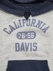 画像6: 【 WhitesVille（ホワイツビル） 】 後付けパーカー  [ ATTACHED HOOD PARKA ] [ CALIFORNIA DAVIS ] [ Gray x Navy ]