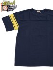 画像1: 【 WhitesVille（ホワイツビル） 】 フットボールTシャツ [ FOOTBALL T-SHIRT ] [ Navy ] 【 メール便可 】