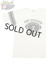 画像: 【 WhitesVille（ホワイツビル） 】 フットボールTシャツ [ FOOTBALL T-SHIRT ] [ PORT JEFFERSON FB ] [ O.White ] 【 メール便可 】