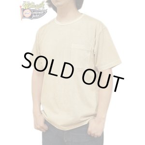 画像: 【 WhitesVille（ホワイツビル） 】 ピグメントダイポケットTシャツ [ PIGMENT DYE POCKET T-SHIRT ] [ BEIGE ] 【 メール便可 】