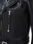 画像7: 【 Y'2 LEATHER（ワイツーレザー） 】　ECO HORSE 1930'S DOUBLE MOTORCYCLE JACKET [ Eco Horse (馬革) ] [ BLACK ]