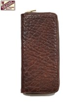 画像: 【 Y'2 LEATHER（ワイツーレザー） 】　ブルハイドロングウォレット　[ BULL HIDE LONG WALLET ] [ RED BROWN ] 【 メール便可 】 