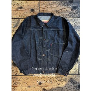 画像: 【 Little Hand（リトルハンド） 】　"Erorr Edition" 【 13.5oz 】 大戦モデルデニムジャケット [ 1st Type WWII Model ] [ T-Back ] [ Non Wash ] [ No.3 ] [ Size 40 ]