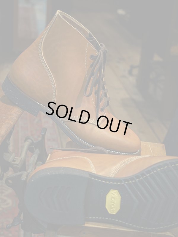 画像29: 【 SKOOB, （スクーブ） 】　Lua別注ホースバット M-43 Boots [ M-43 SERVICE SHOES ] [ HORSE BUTT ] [ CAMEL BROWN ] [ 20th Anniversary Edition ]