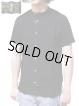 画像: 【 ORGUEIL（オルゲイユ） 】　リネンバンドカラーシャツ　[ Linen Band Collar Shirt ]　[ BLACK ]