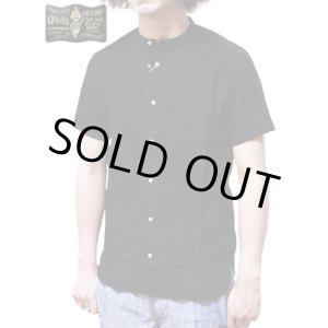 画像: 【 ORGUEIL（オルゲイユ） 】　リネンバンドカラーシャツ　[ Linen Band Collar Shirt ]　[ BLACK ]