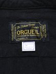 画像8: 【 ORGUEIL（オルゲイユ） 】　リネンバンドカラーシャツ　[ Linen Band Collar Shirt ]　[ BLACK ]