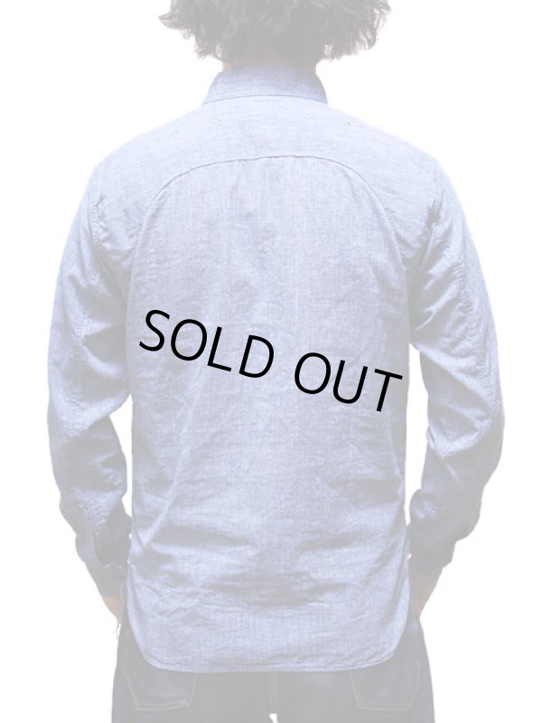 画像2: 【 SUGAR CANE×Mister Freedom（シュガーケン×ミスターフリーダム） 】　3oz.シャンブレーワークシャツ　[ "SECOYA" SHIRT ] [ SURPLUS]