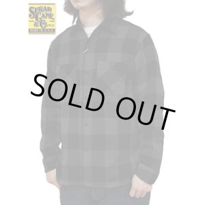 画像: 【 SUGAR CANE（シュガーケン） 】　ツイルチェックワークシャツ [ L/S TWILL CHECK WORK SHIRT ] [ BLACK ]