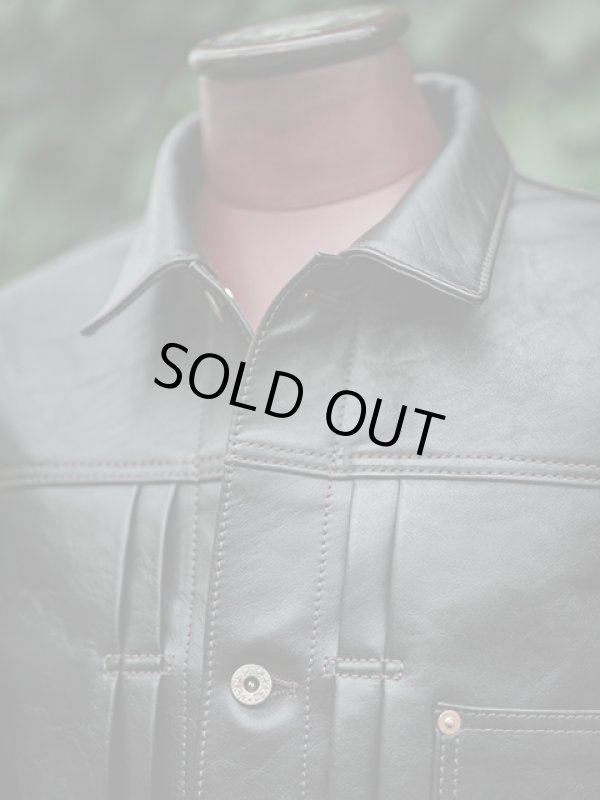 画像5: 【 LUA × Y'2 LEATHER（ルア × ワイツーレザー） 】 　【 Lua別注 】 1st Type Leather Jacket [ WW2 Model ] ( 大戦モデル ) [ Semi Aniline Horse Light (丘染め) ] [ Lot.21 ]