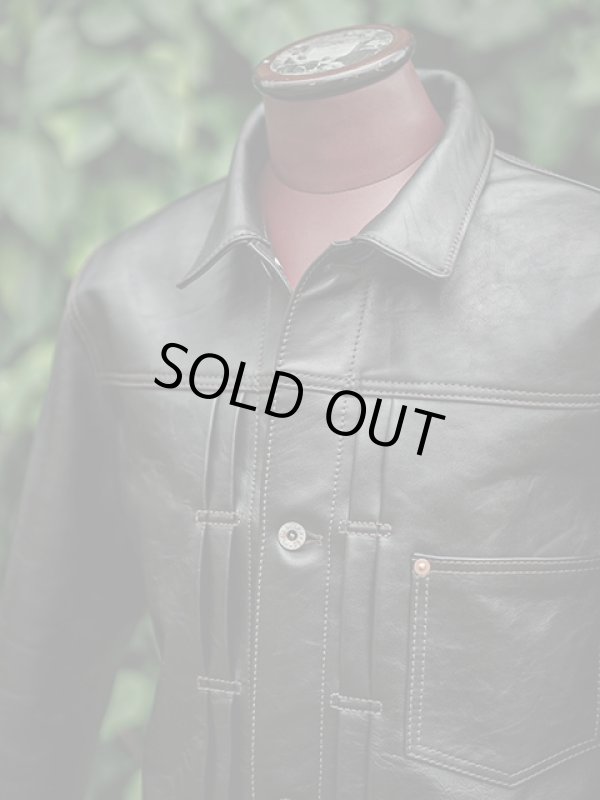 画像6: 【 LUA × Y'2 LEATHER（ルア × ワイツーレザー） 】 　【 Lua別注 】 1st Type Leather Jacket [ WW2 Model ] ( 大戦モデル ) [ Semi Aniline Horse Light (丘染め) ] [ Lot.21 ]