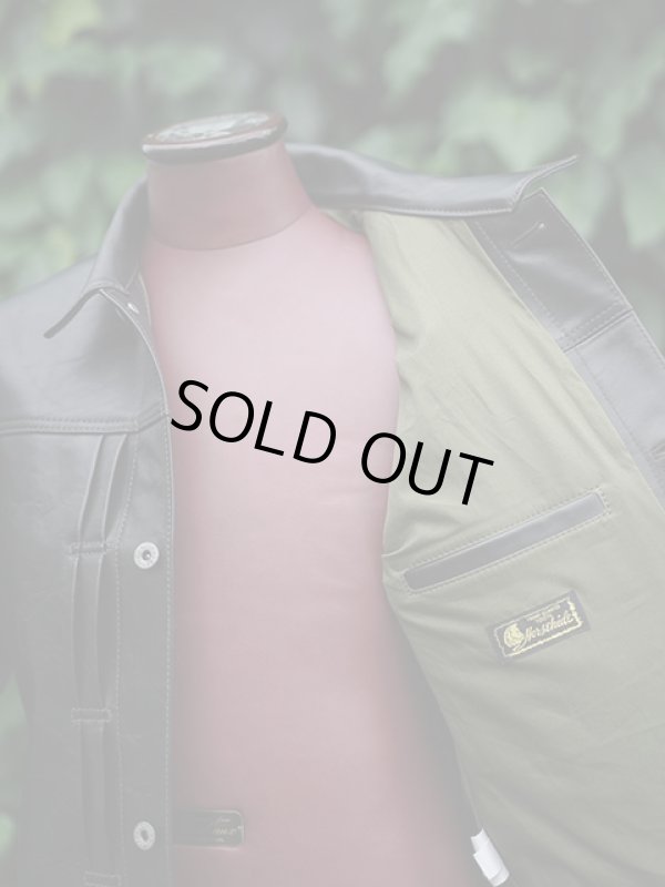 画像14: 【 LUA × Y'2 LEATHER（ルア × ワイツーレザー） 】 　【 Lua別注 】 1st Type Leather Jacket [ WW2 Model ] ( 大戦モデル ) [ Semi Aniline Horse Light (丘染め) ] [ Lot.21 ]