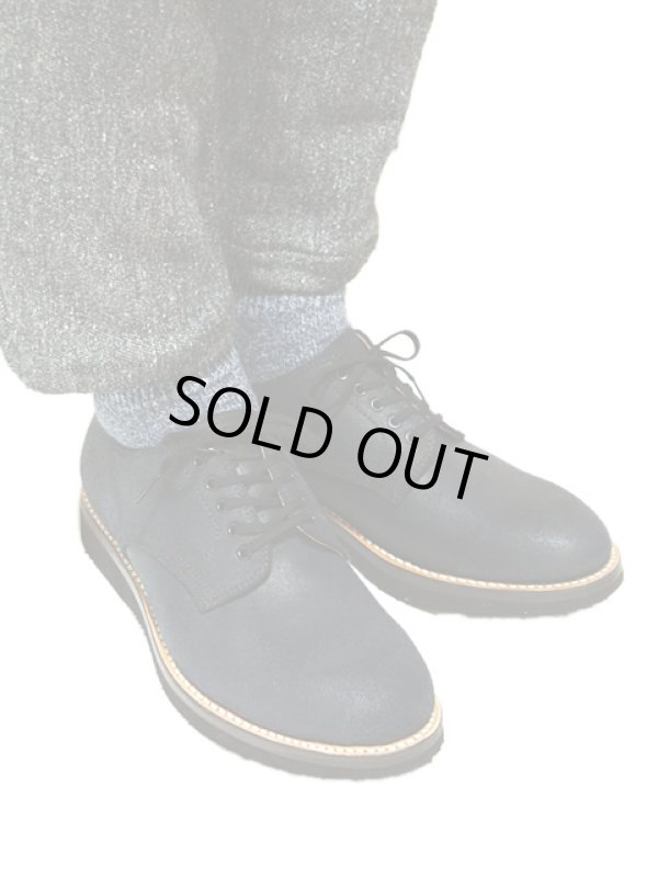 画像2: 【 WHEEL ROBE（ウィールローブ） 】 ホールデッドプレーントゥオックスフォードシューズ FOLDED PLAIN TOE OXFORD [ Last #1228 ] [ OIL SUEDE NAVY]