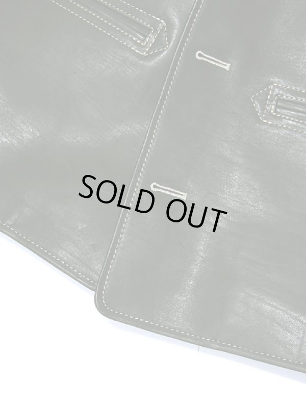 画像16:  【 LUA×Y'2 LEATHER（ルア×ワイツーレザー） 】 　ルア別注ホースハイドカーコート ( OLIVE ) [ オリーブエコホース（馬革） ]　[ Lot.12 ]　[ EC-86 SP ]　【 限定モデル 】