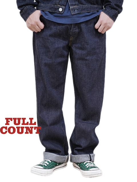 画像1: 【 FULLCOUNT（フルカウント） 】　【 11.5oz. 】 ワイドストレートジーンズ　[ Wide Denim (Super Smooth) ] [ One Wash ]