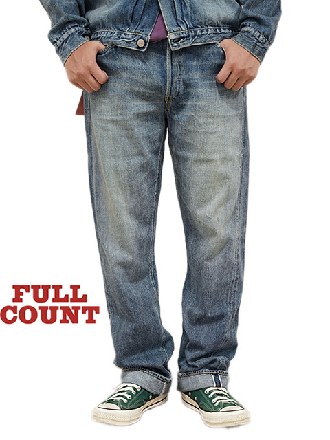 画像1: 【 FULLCOUNT（フルカウント） 】　【 11.5oz. 】 レギュラーストレートジーンズ　[ Straight Denim "Dartford" (Super Smooth) ] [ Used Wash ]