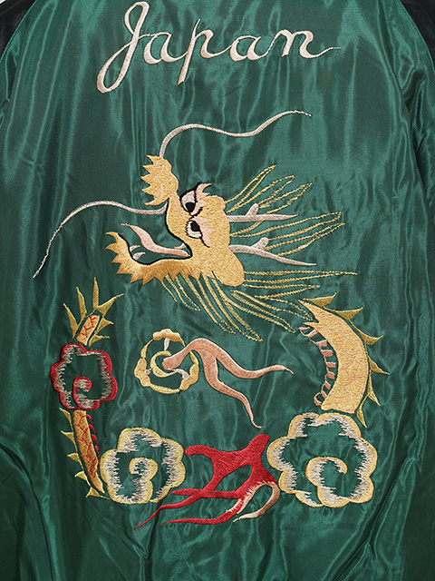 画像17: 【 TAILOR TOYO(テーラー東洋） 】 別珍 × アセテートスカジャン [ Velveteen ( Two-tone ) Souvenir Jacket ] [ TIGER HEAD × GOLD DRAGON ]