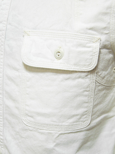 画像: 【 Pherrow's（フェローズ） 】 シャンブレーワークシャツ [ WHITE CHAMBRAY ]