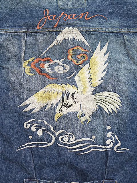 画像7: 【 FULLCOUNT（フルカウント） 】　【 13.7oz. 】 1st Type スカデニムジャケット　[ Souvenir Embroidery Type 1 Denim Jacket HW “More Than Real” ] [ Used Wash ]