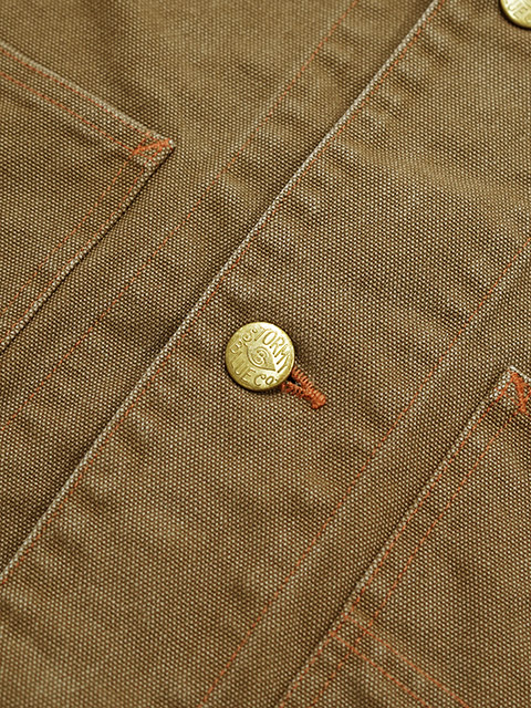 画像8: 【 Pherrow's（フェローズ） 】 BROWN DUCK COVERALL [ Sweet Orr Type ] [ BROWN ]