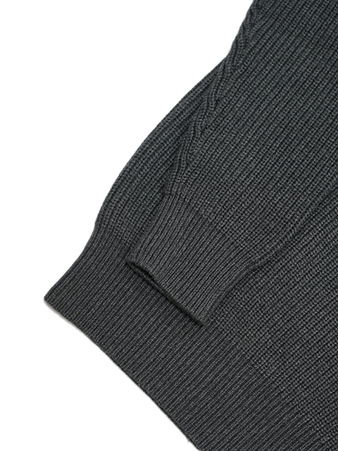 画像7: 【 Pherrow's（フェローズ） 】　ラグランコットンニット　[ RAGLAN COTTON KNIT ][CHARCOAL]