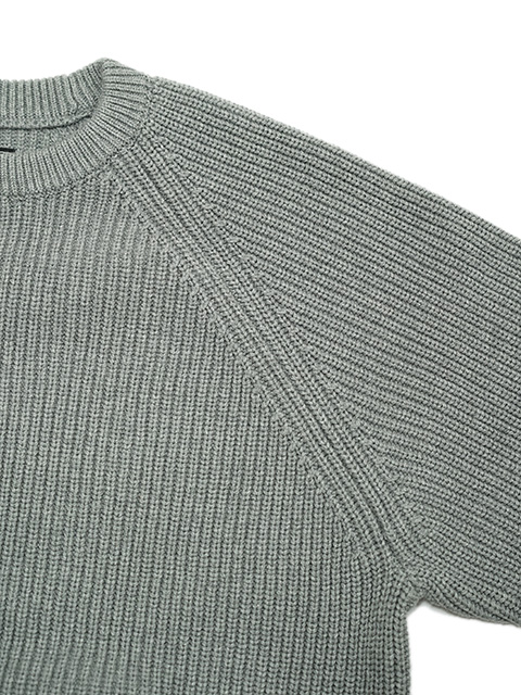画像6: 【 Pherrow's（フェローズ） 】　ラグランコットンニット　[ RAGLAN COTTON KNIT ][GRAY]