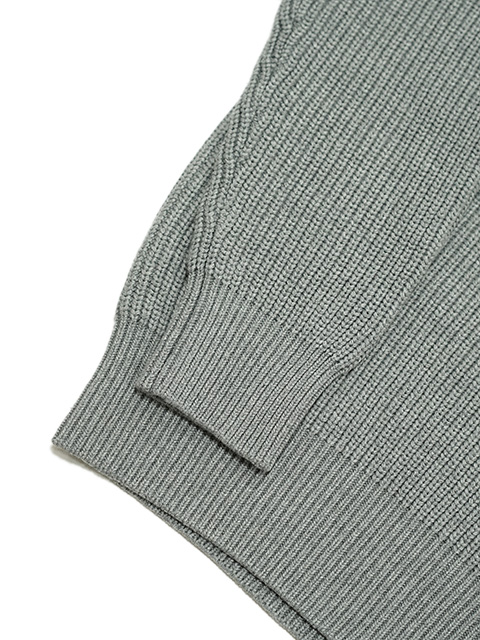 画像7: 【 Pherrow's（フェローズ） 】　ラグランコットンニット　[ RAGLAN COTTON KNIT ][GRAY]