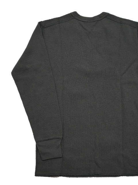 画像3: 【 Pherrow's x Healthknit （フェローズ x ヘルスニット） 】 コラボサーマルTシャツ [ Thermal King ] [ S.BLACK ] 