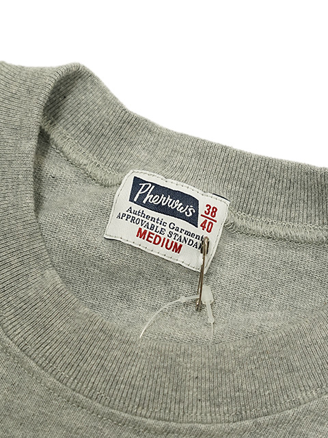 画像6: 【 Pherrow's（フェローズ） 】　プリント L/S T-Shirts　[ ARMY & NAVY SHOP ] [ H.GRAY ]【 メール便可 】