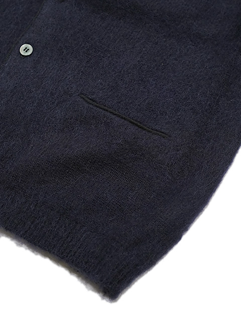 画像4: 【 Pherrow's（フェローズ） 】　モヘアニットカーディガン　[ MOHAIR KNIT CARDIGAN ] [ NAVY ] 