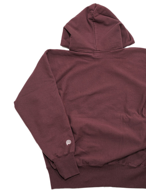 画像4: 【 Pherrow's（フェローズ） 】　 リバースウィーブパーカー [ REVERSE SWEAT HOODIE ] [ BURGUNDY ]