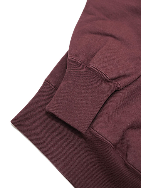 画像7: 【 Pherrow's（フェローズ） 】　 リバースウィーブパーカー [ REVERSE SWEAT HOODIE ] [ BURGUNDY ]