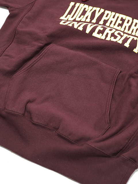 画像8: 【 Pherrow's（フェローズ） 】　 リバースウィーブパーカー [ REVERSE SWEAT HOODIE ] [ BURGUNDY ]