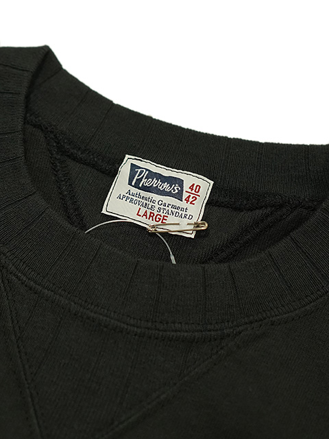 画像6: 【 Pherrow's（フェローズ） 】　スウェットタイプ T-シャツ [ スウェッT ] [ This is the Army ] [ S.BLACK ] 【 メール便可 】