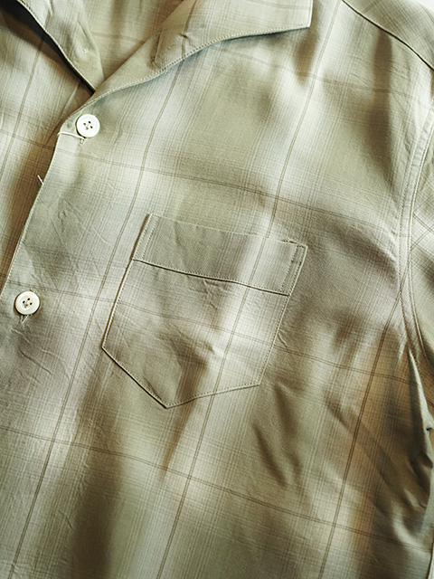 画像4: 【 Pherrow's（フェローズ） 】 半袖イタリアンカラーシャツ [  ITALIAN COLLAR SHIRTS ] [ BEIGE ] 【 メール便可 】