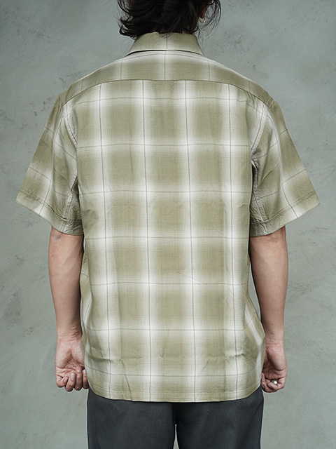 画像2: 【 Pherrow's（フェローズ） 】 半袖イタリアンカラーシャツ [  ITALIAN COLLAR SHIRTS ] [ BEIGE ] 【 メール便可 】