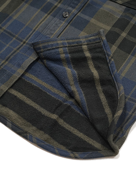 画像6: 【 UES（ウエス） 】　エクストラヘビーチェックネルシャツ　[ NAVY ]