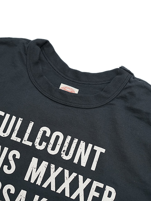 画像3: 【 FULLCOUNT（フルカウント） 】　ヘビーウエイトプリント L/S T-Shirt　[ Flat Seam Heavy Weight T-Shirt ] [ FULLCOUNT JEANS MXXXER OSAKA ] [ INK BLACK ] 【 メール便可 】 