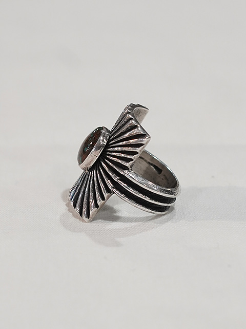 画像3: 【 Aaron Anderson（アーロンアンダーソン） 】 ターコイズサンバーストリング [ Turquois Sunburst Ring ] [ Royston Turquois ( ロイストンターコイズ ) ] [ 23号 ] 【 メール便可 】