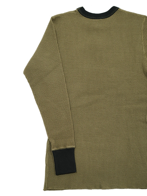 画像4: 【 JELADO（ジェラード） 】　10/- MEGA ツートンクルーネックメガサーマル [ ATHLETIC BRAND ] [ Coyote x Black ]