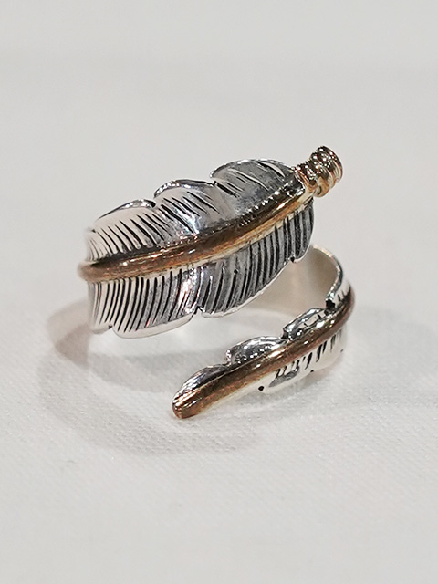 画像3: 【 ANNE VALENCIA　（アン・ヴァレンシア） 】 フェザーリング  [ Feather Ring ] [ SILVER x GOLD ] [ FREE ] 【 メール便可 】