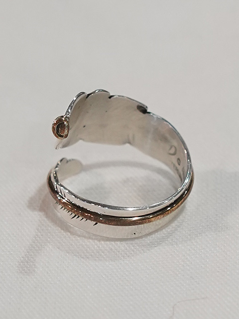 画像4: 【 ANNE VALENCIA　（アン・ヴァレンシア） 】 フェザーリング  [ Feather Ring ] [ SILVER x GOLD ] [ FREE ] 【 メール便可 】