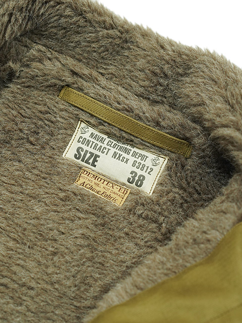 画像12: 【 BUZZ RICKSON'S（バズリクソンズ） 】 Type N-1 Khaki  [ NAVY DEPARTMENT DEMOTEX-ED ] [ STENCIL "MIDWAY" ]