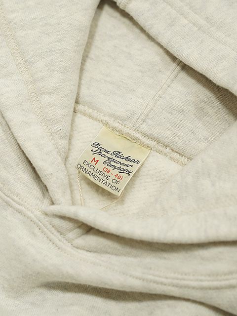 画像8: 【 BUZZ RICKSON'S（バズリクソンズ） 】 スウェットパーカー SWEAT PARKA [ U.S. NAVAL ACADEMY ] [ OATMEAL ]