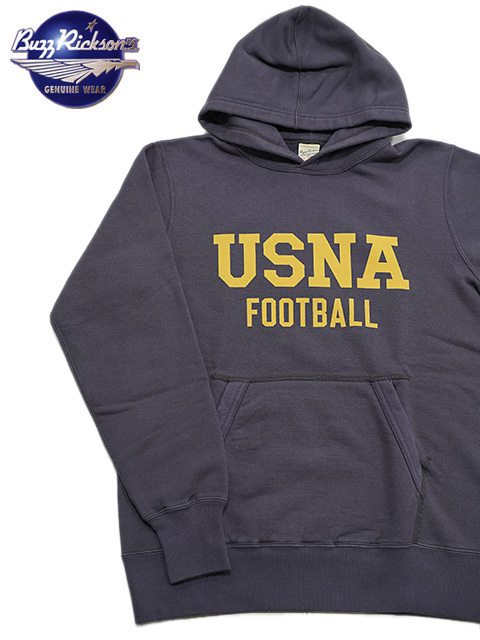 画像3: 【 BUZZ RICKSON'S（バズリクソンズ） 】 スウェットパーカー SWEAT PARKA [ U.S. NAVAL ACADEMY ] [ NAVY ]