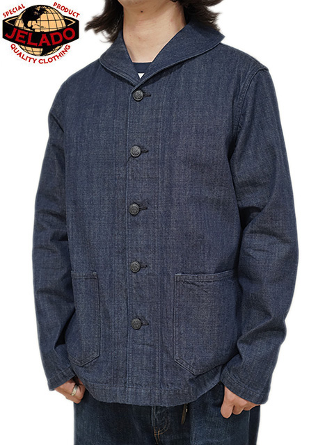画像1: 【 JELADO（ジェラード） 】 U.S.Navy Dungaree Jumper [ LASTRESORT DENIM ]