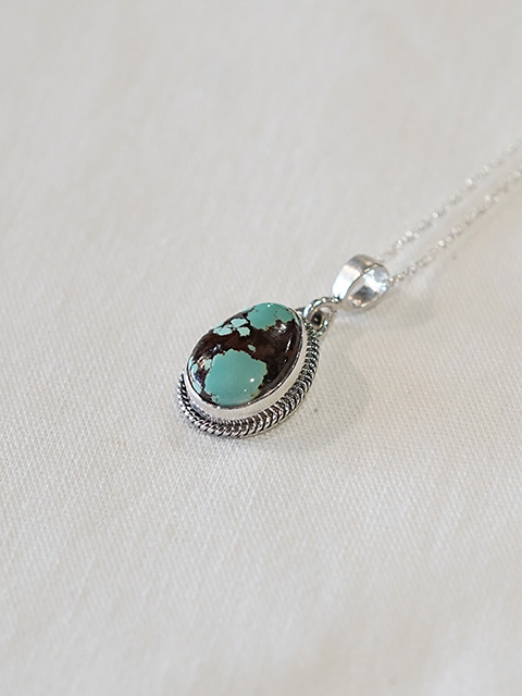 画像3: 【 Indian Jewelry（インディアン ジュエリー） 】 ターコイズペンダント [ Turquois Pendant ] [ NO.8 Turquois ( ナンバーエイトターコイズ ) ] 【 メール便可 】