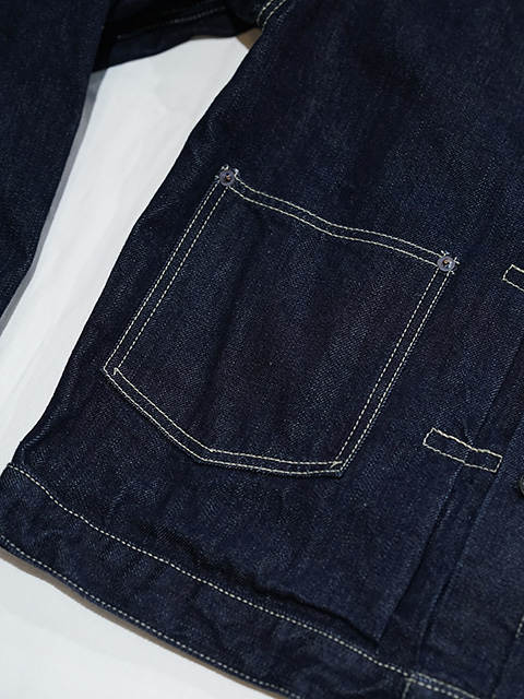 画像5: 【 FULLCOUNT x GDC（フルカウント） 】　クラシックプリーティドデニムジャケット　[ Classic Pleated Denim Jacket ] [ INDIGO ]