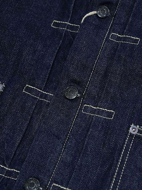 画像7: 【 FULLCOUNT x GDC（フルカウント） 】　クラシックプリーティドデニムジャケット　[ Classic Pleated Denim Jacket ] [ INDIGO ]